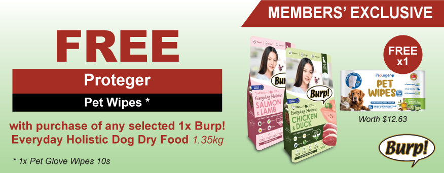 Burp Dog Dry Food Promo